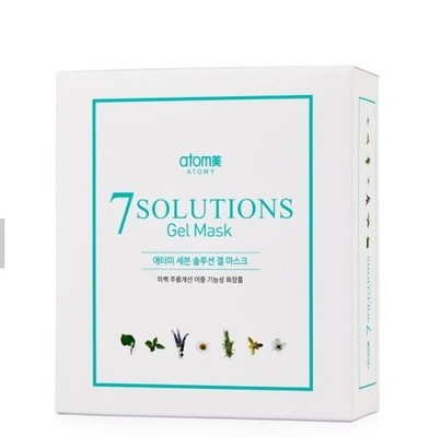ATOMY 7 Solutions Hydro Gel Mask 25g 14p Brightening Firming Moist Mask K-Beauty