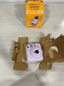 Fujifilm Instax Mini 12 Instant Camera - Purple (16806286)-new open box