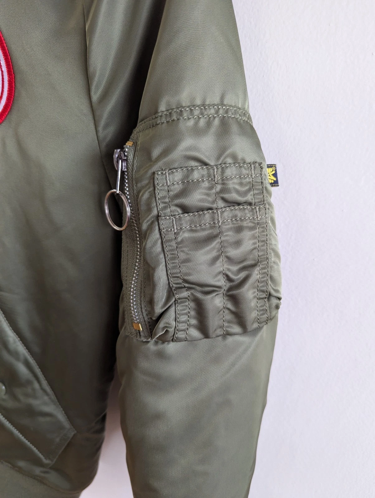 Alpha Industries MA-1 Bomber Jacket - USA Network COLONY Promo Gift - Men's M image 4