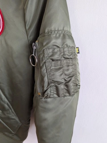 Alpha Industries MA-1 Bomber Jacket - USA Network COLONY Promo Gift - Men's M image 4