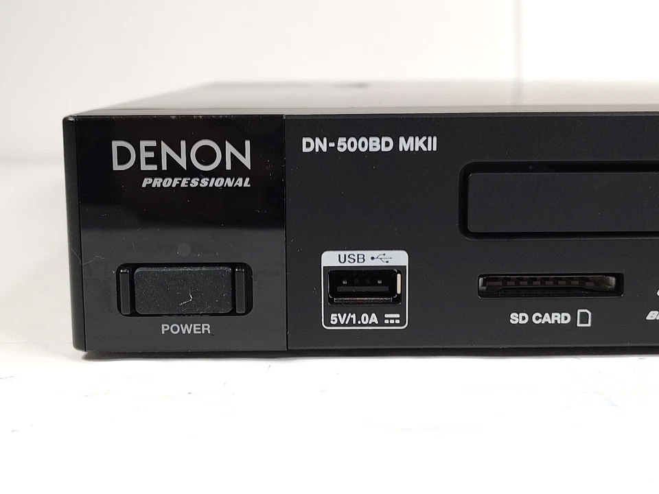 Denon DN-500BD MKII Professional Blu-ray/DVD/CD/ - Balanced 7.1 Channel Output - Image 4 of 4
