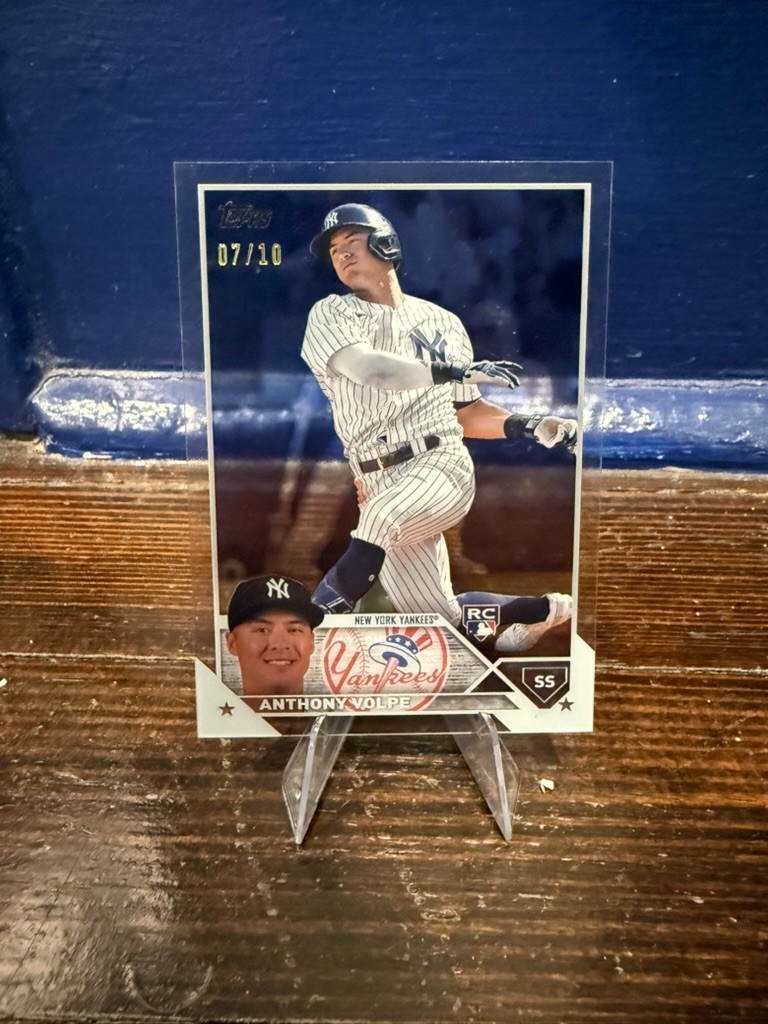 2023 Topps- #460 Anthony Volpe Acetate /10 Yankees