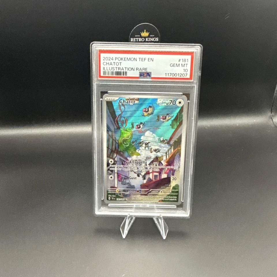 Chatot 181/162 SV05: Temporal Forces Holo PSA 10 - Image 3 of 4