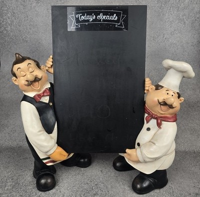 Cafe Restaurant Menü Tafel Schild Halter Pub Herr Giles Kellner & Monsieur Specials