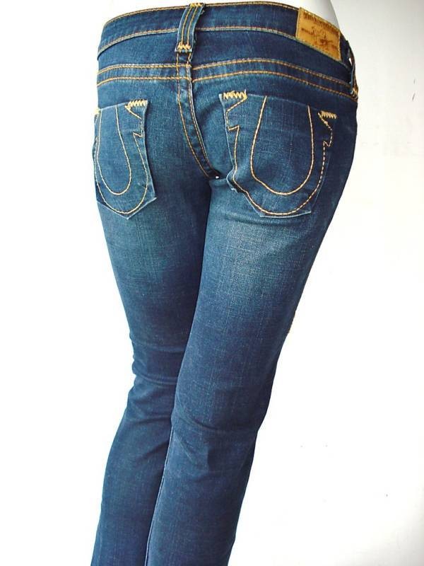 True Religion Gina Big T ladies jeans pants blue new 25 image 7