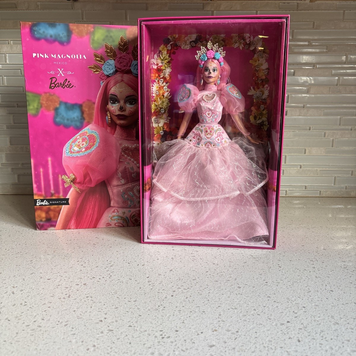 NEW 2023 Dia de los Muertos BARBIE x PINK MAGNOLIA Box Damage