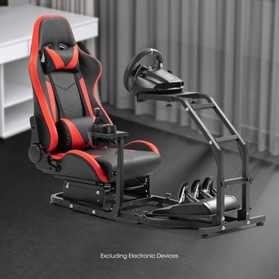 Mokapit Verstellbares Rennsimulator Cockpit mit Sitz Passend für Logitech G29