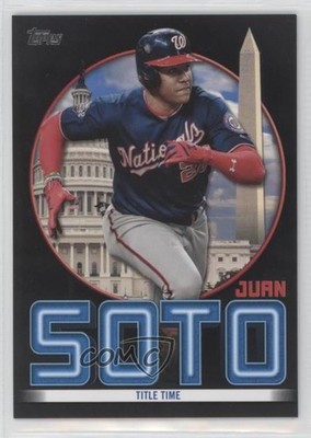 2021 Topps Target Juan Soto Highlights Black 79/299 Juan Soto #JSH-21 0e01
