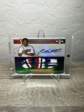 2011 Topps Triple Threads Carlos Santana Platinum Game Used Patch Auto 1/1