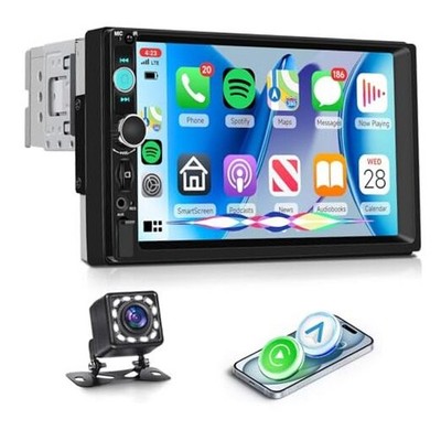7 Inch Single Din Car Stereo MP5 Multimedia Player with 7 Inch Wireless Carplay