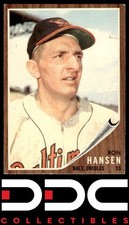 1962 Topps #245 Ron Hansen Baltimore Orioles Very Good