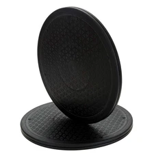 Lawei 2 Pack 12 inch Heavy Duty Rotating Swivel Stand with Steel Ball