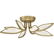 Minka-Lavery 5655-732-L OPEN BOX Papilio Flush Mount Legacy Brass