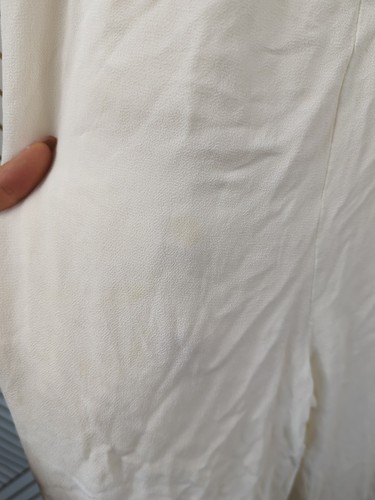 Reformation Alfred Jumpsuit Gossamer White Bridal Wedding Jumper Sz 4 READ - Picture 13 of 13