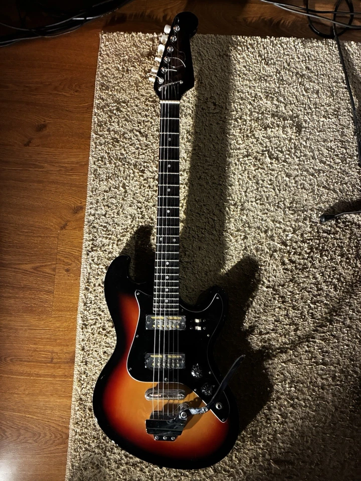 Vintage Teisco Guitar (Gold Foil PUs, Refret) - Image 2 of 4