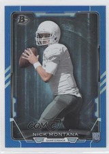 2015 Bowman Rookies Blue Rainbow Foil 322/499 Nick Montana #110 3c9
