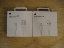 1- Apple Lightning to USB Cable 1m A1480/ 2 available