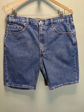 Vintage 90s Levi's 505 Denim Jorts Jean Shorts 36 Blue Streetwear GUC