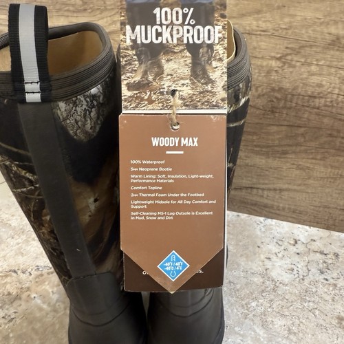 The Original MUCK BOOT COMPANY Men’s US Size 9 Women’s 10 Woody Sport Camo Boot - Picture 12 of 22