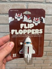 Rare Vintage 1981 Tomy Flip Floppers Nasa Space Shuttle Wind-Up Toy New on Card