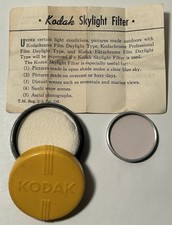 Series V Kodak Skylight Filter and Case