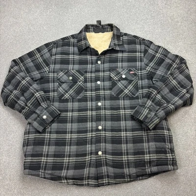 Veste Dickies adulte X grand gris à carreaux flanelle corvée vêtements de... - Photo 1/4