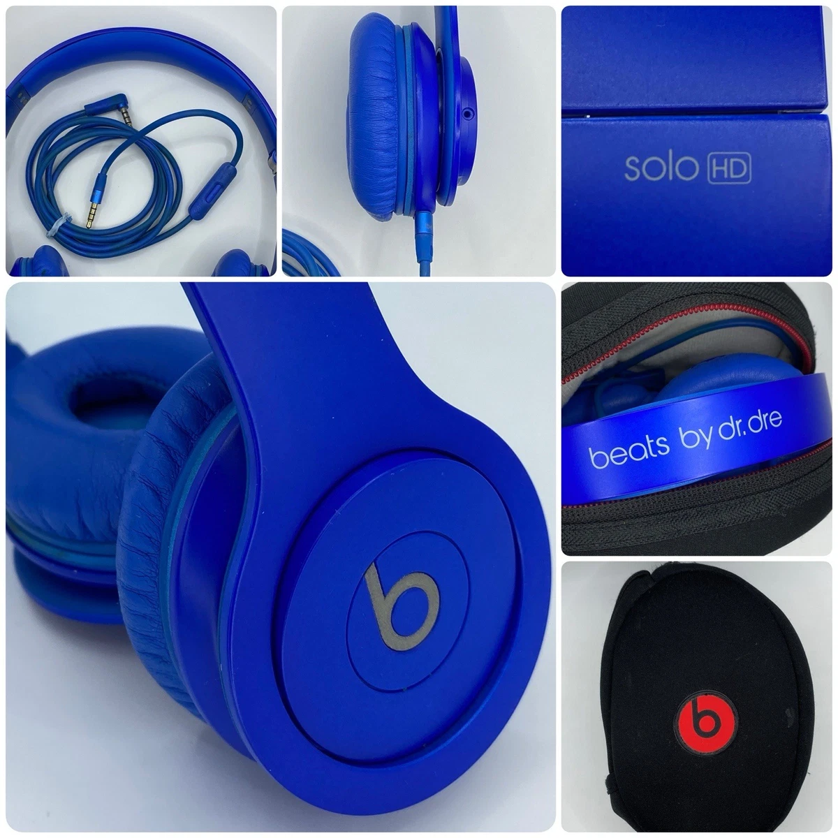 Beats by Dr. Dre Solo HD Blue Headphones for sale - eBay