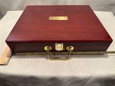 Vintage Golf Putting Set Wooden Case Practice Putter Balls Gift 028 038
