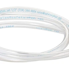 Safety Siphon 6 Foot Hose For Gasoline And More - 1/2" Valve Siphon Pump - Use f