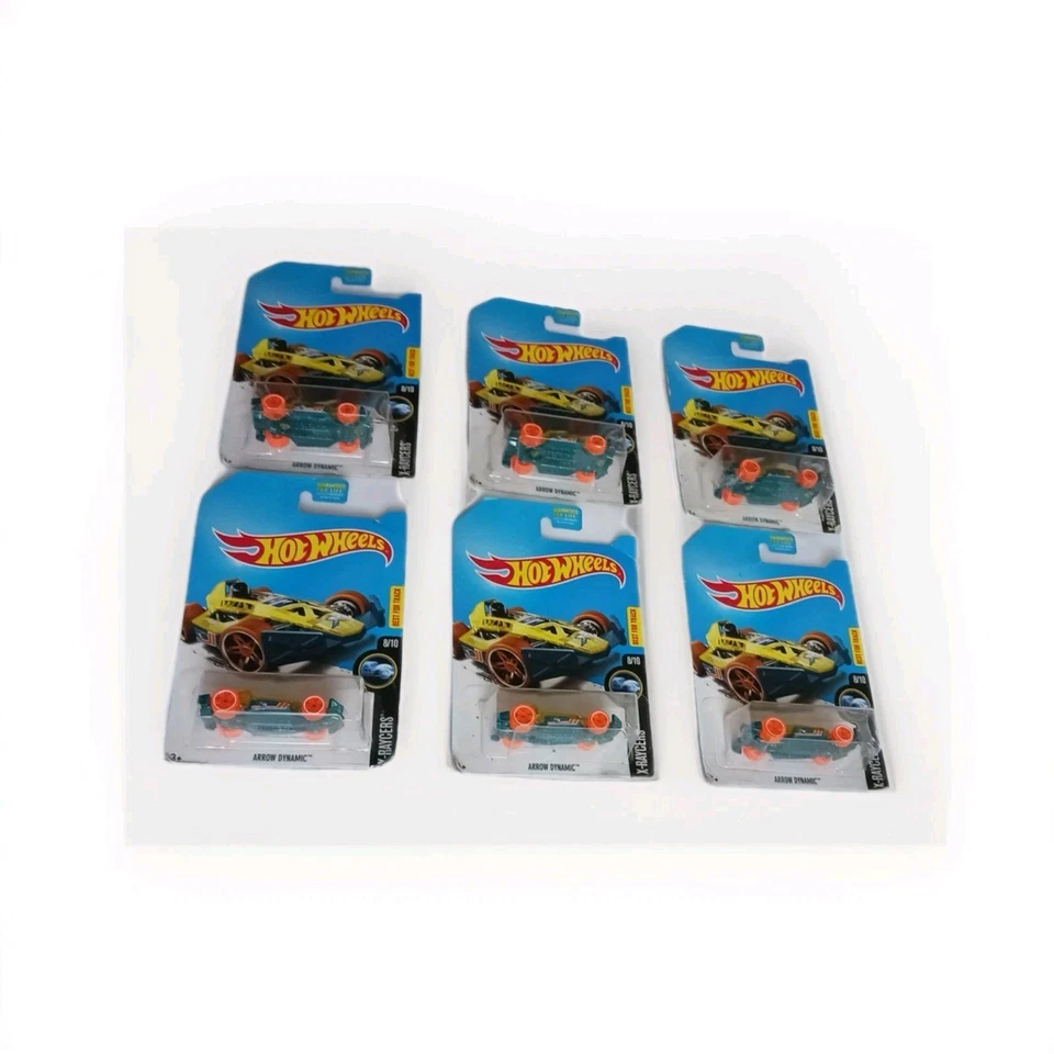 Treasure Hunt Hot Wheels 2017 Arrow Dynamic - Lote de 6 coches Foto 4 de 4
