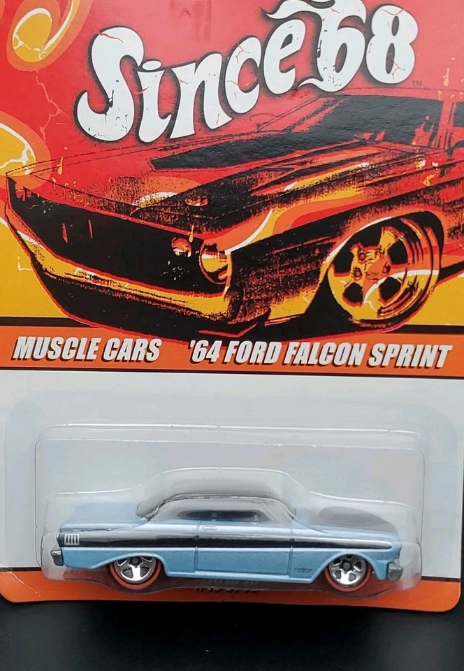 2008 Hot Wheels Since ‘68 64 Ford Falcon Sprint #10/10 - Image 3 of 4