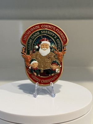 New Miami Dade Sheriff s Office Christmas/ Merry Nightmare Challenge coin