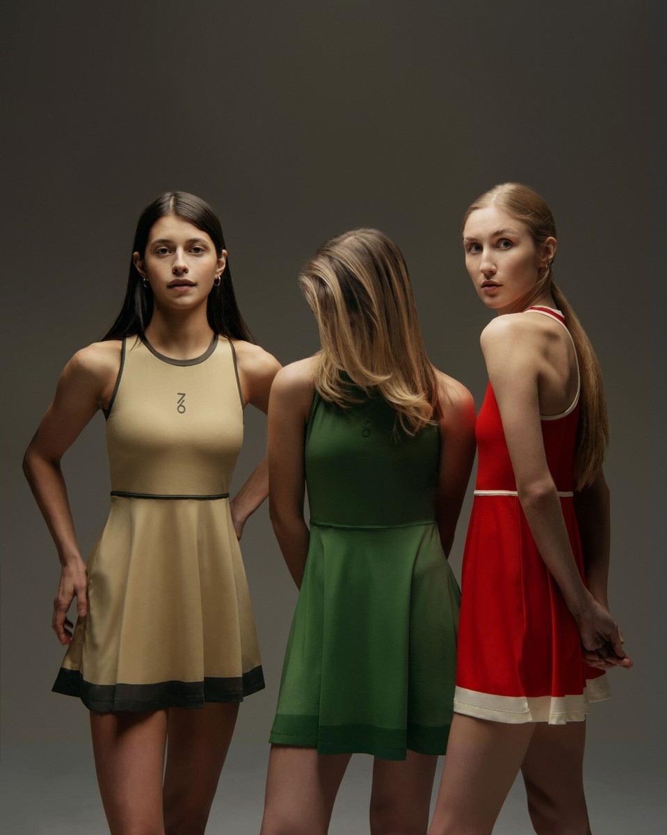 Ana Dress 7/6 for tennis & badminton (Beige sport dress) | eBay