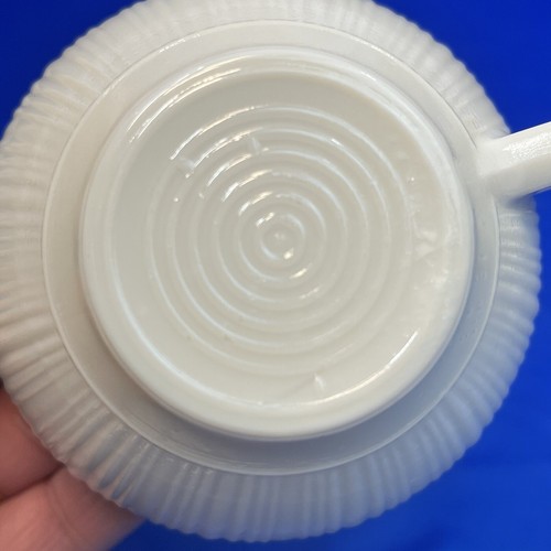 Vintage Macbeth Evans Cremax Depression Glass Tea Coffee Cups No Decal Set of 6 - Picture 8 of 11