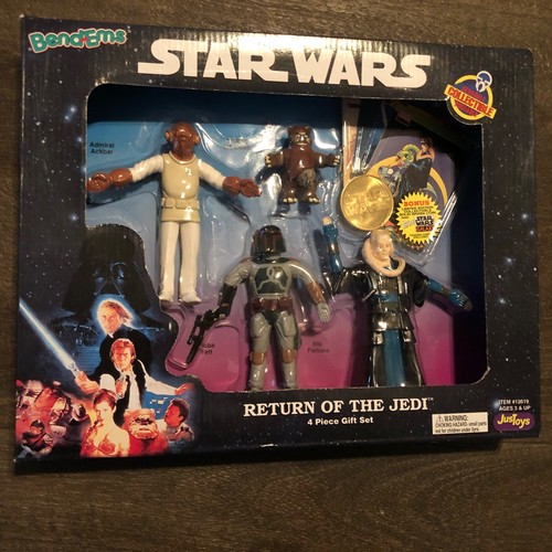 Star Wars Bend-Ems Return of the Jedi 4 Piece Gift Set Lmtd. Edition Coin - Fett