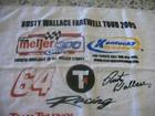 Vintage 2005 NASCAR Rusty Wallace Farewell Meijer Towel Kentucky Speedway Racing — photo 2