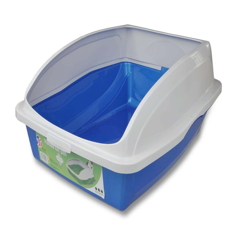 Large  Pet Framed Cat Pan,  (Cat Litter Box with Rim)