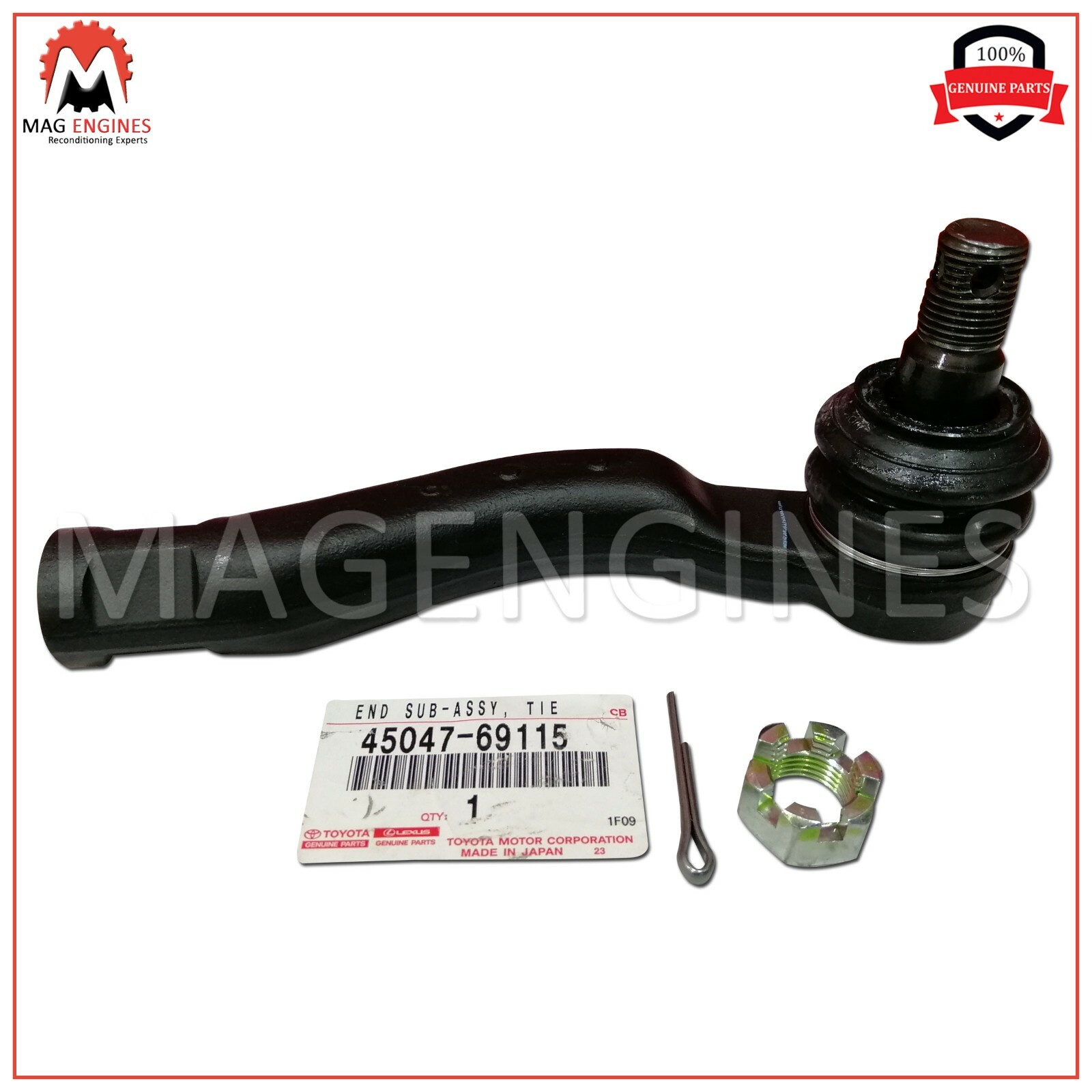 45047-69115 GENUINE OEM END SUB-ASSY, TIE ROD, LH 4504769115 | eBay 
