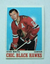 1970-71 Topps Hockey #20 Stan Mikita Black Hawks MINT -  