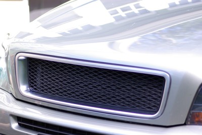 SPORT Grill Grille MATTE BLACK MESH & SATIN FRAME - for VOLVO XC90