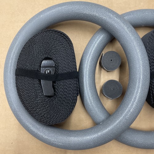 Gymnastic Rings Exercise 1100lbs Capacity with Adjustable Buckle Straps S33 - Picture 2 of 5