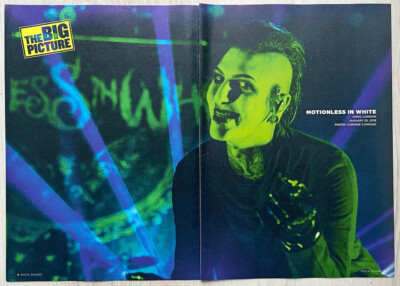 MOTIONLESS IN WHITE - 2018 2-page UK magazine poster