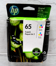HP 65 Tri-Color Twin Pack Ink Cartridge Original Sealed HP Ink Exp July 2022