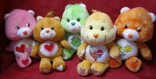 5 Care Bears Friend Playful Heart Cousin Love-a-Lot Goodluck Tenderheart Plush