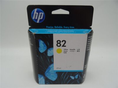 Original HP C4913A / 82 Tintenpatrone Gelb für Deskjet 500 Series/ 2016-2020