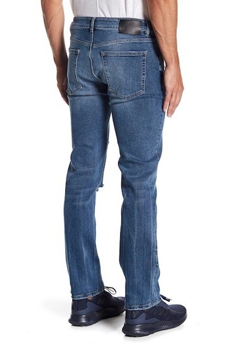 Jeans DL1961 uomo 31 x 34 Nick slim denim invecchiato in lega - Foto 4 di 4