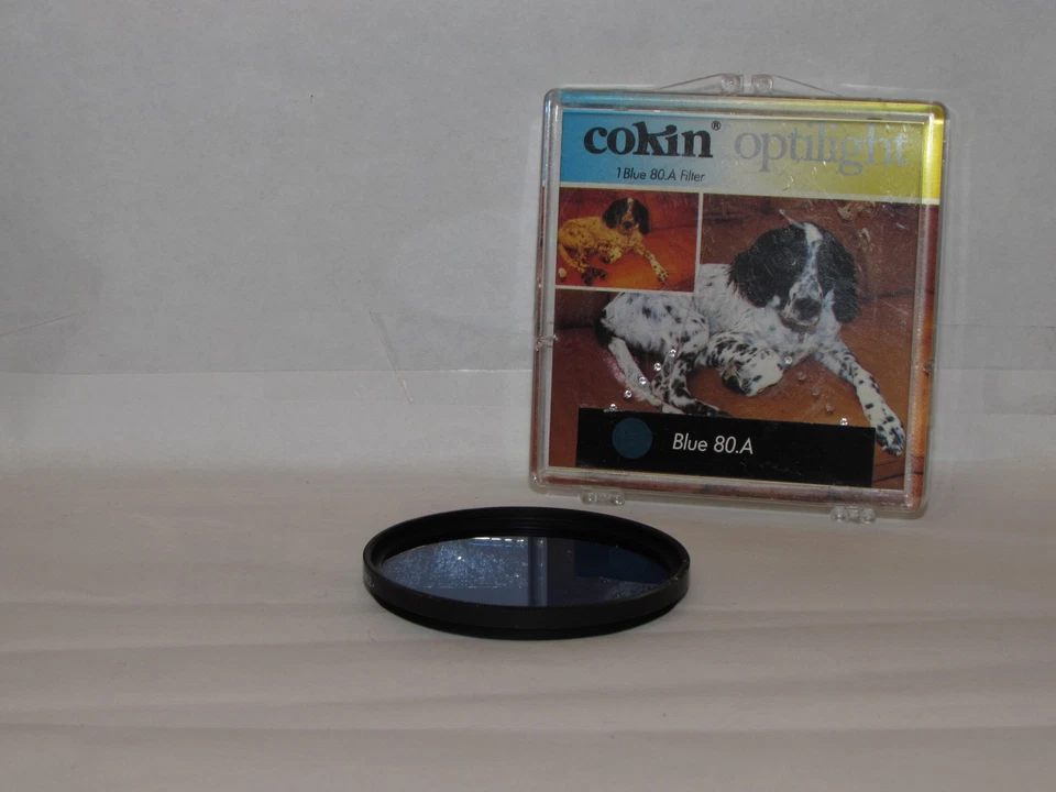 Genuine Cokin Optilight BLUE 80.A 55mm Lens Filter Made in France O40243 - Image 3 of 3