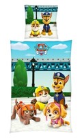 Herding Renforcé Wende BettwäSche 2 Tlg 135X200Cm Paw Patrol BrüCke Knopfleiste