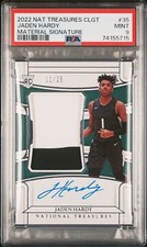 PSA 9 - JADEN HARDY #d 11/25 Auto 2022 National Treasures Material Signature RPA
