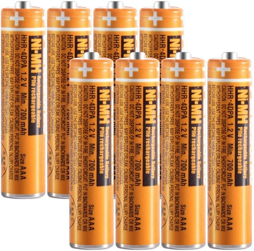 For Panasonic Cordless Phones Rechargeable Batteries 1.2V AAA Ni-MH 700mAh US - Zdjęcie 15 z 17